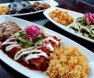 multiple Mexican entrees